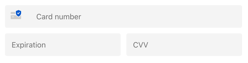 Payment Fields Component