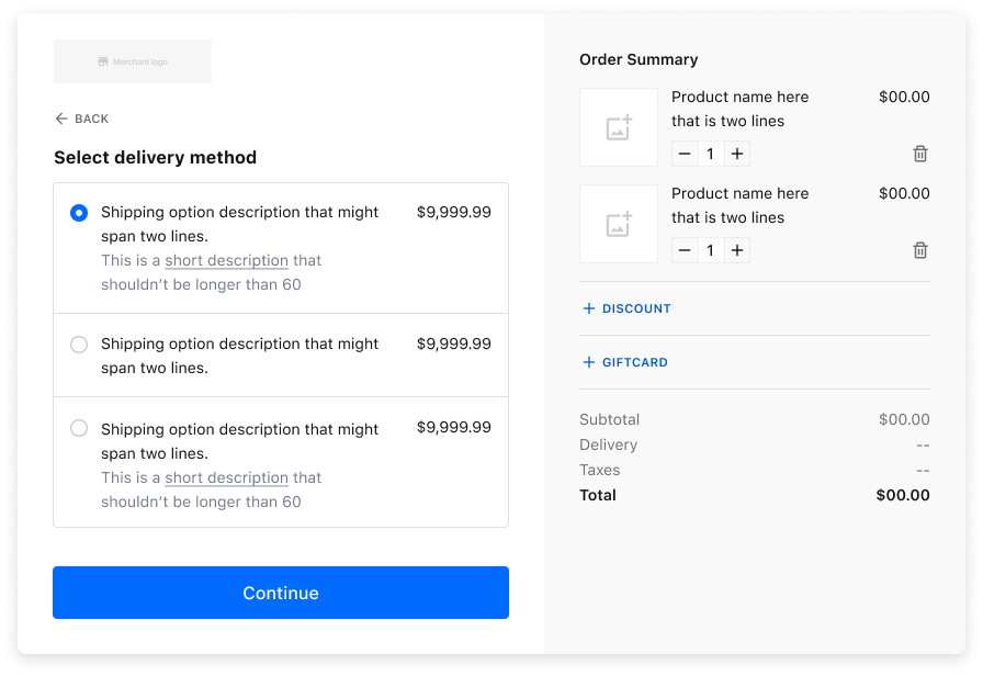 Delivery Subtext Example