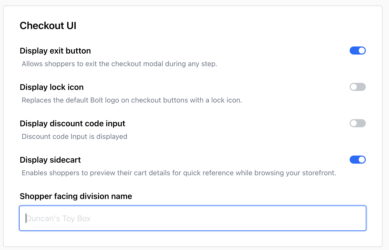 preview options