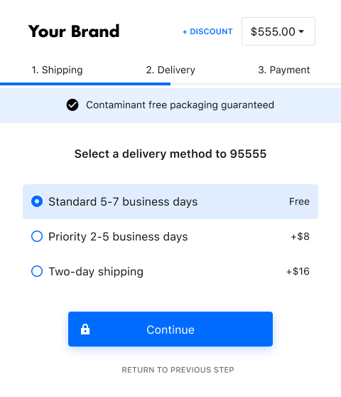 Custom Notice Example